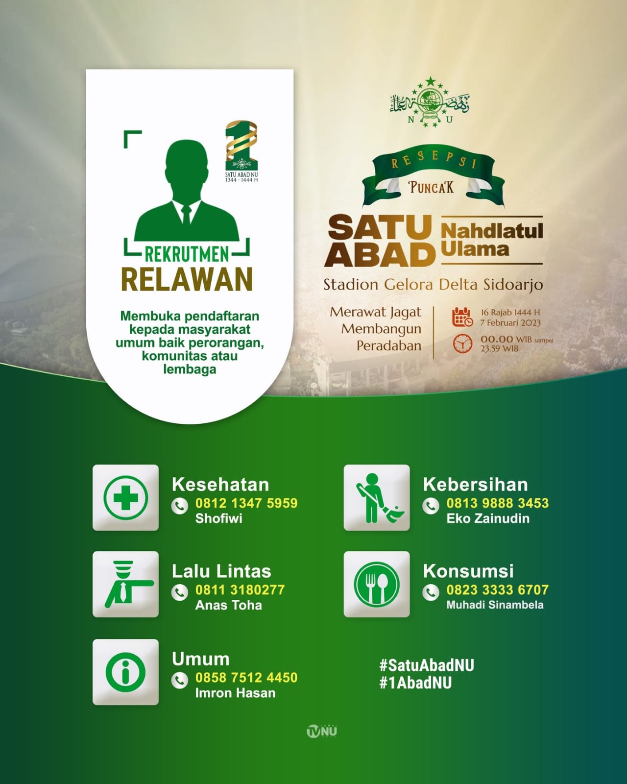 Buka Lowongan Relawan